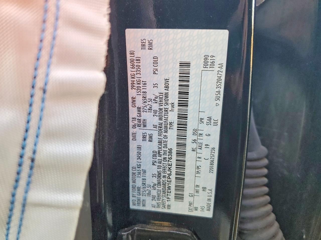 2018 Ford F150 Supercrew