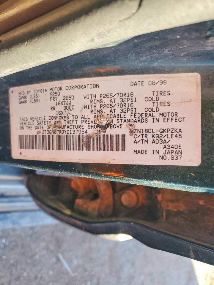 2000 Toyota 4runner Limited