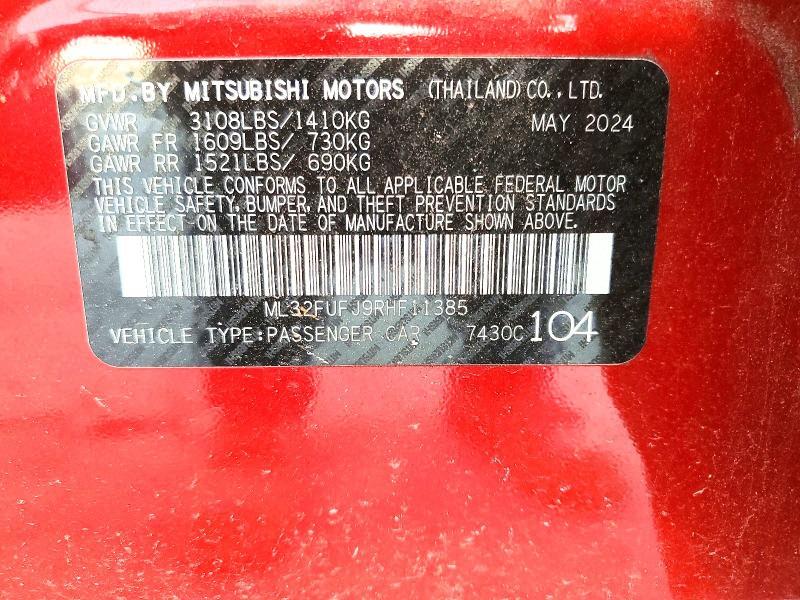 2024 Mitsubishi Mirage G4 es