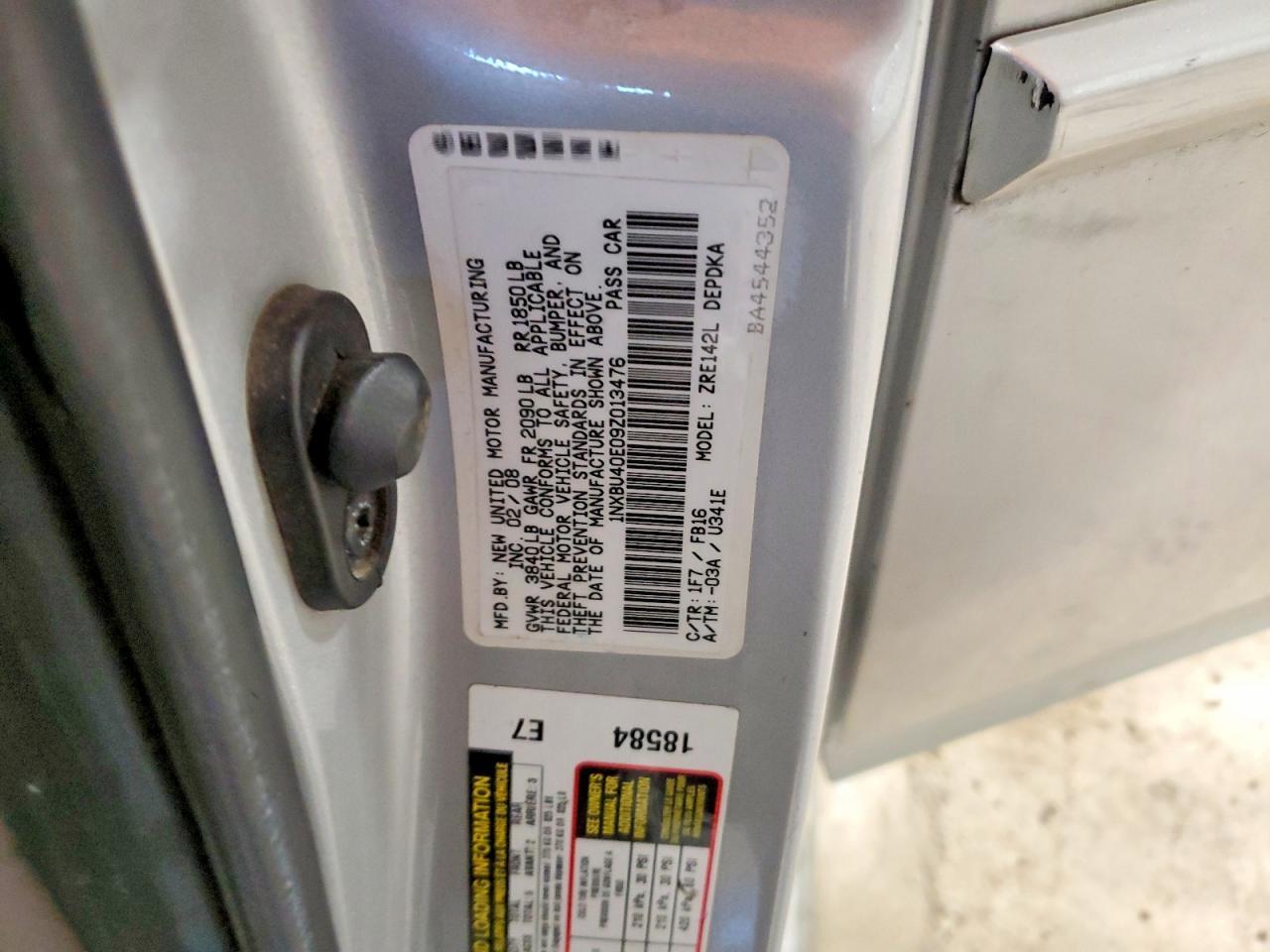 2009 Toyota Corolla Base