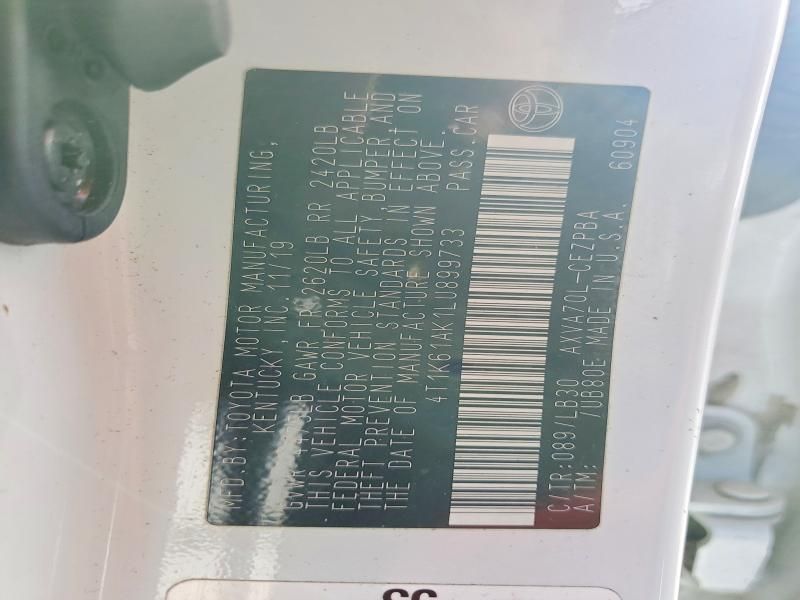 2020 Toyota Camry xse