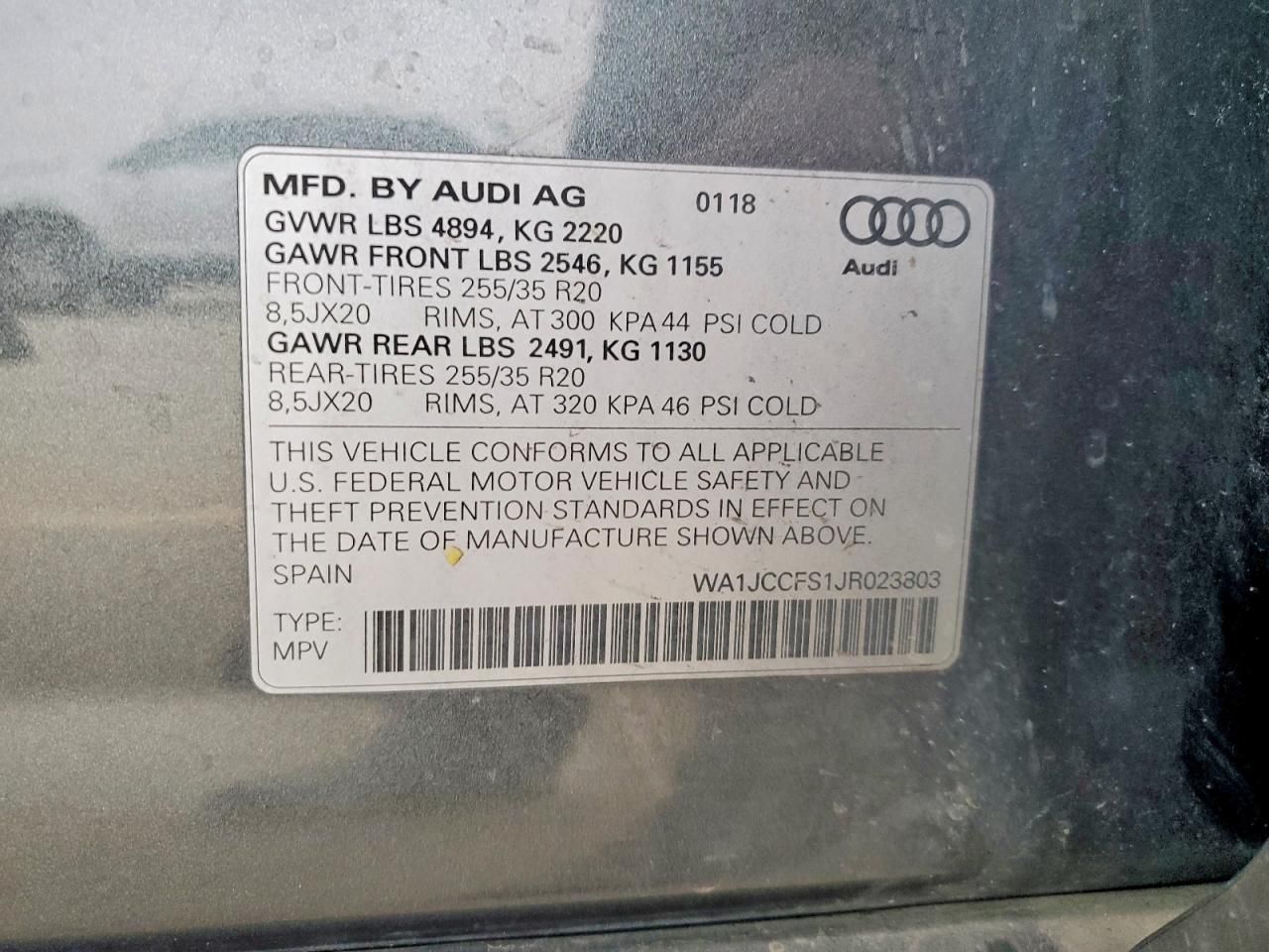 2018 Audi Q3 Premium Plus