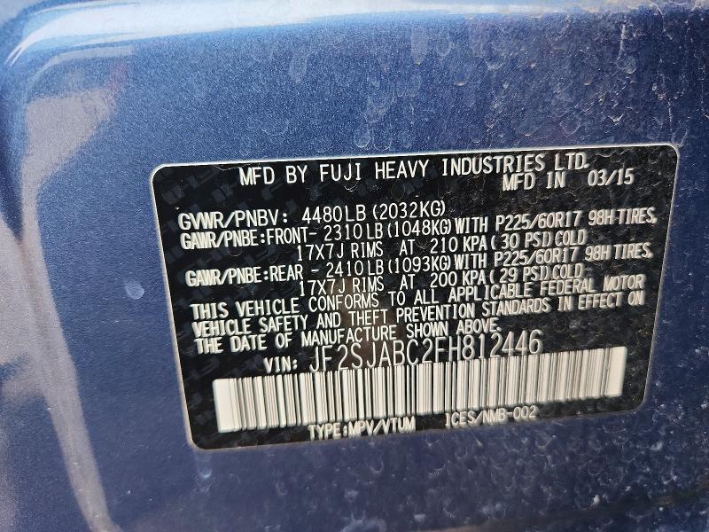 2015 Subaru Forester 2.5i