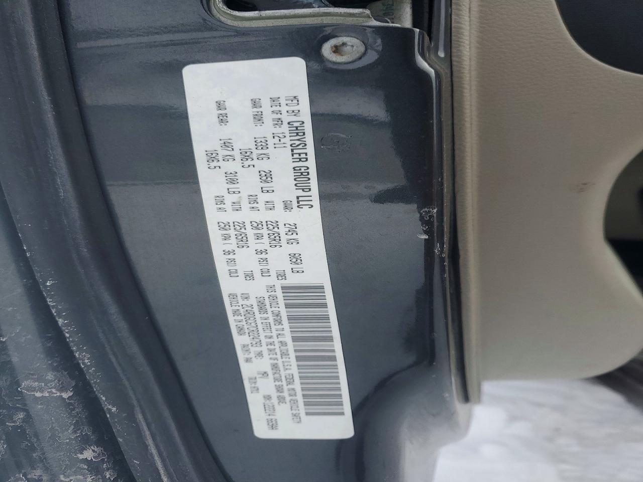 2012 Dodge Grand Caravan sxt