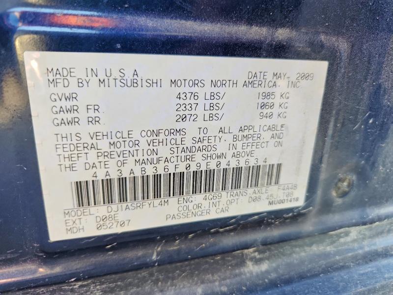 2009 Mitsubishi Galant es