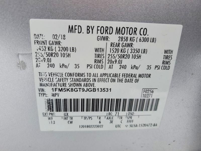 2018 Ford Explorer Sport