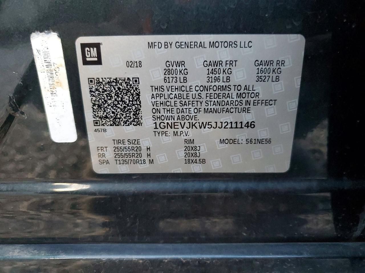 2018 Chevrolet Traverse Premier