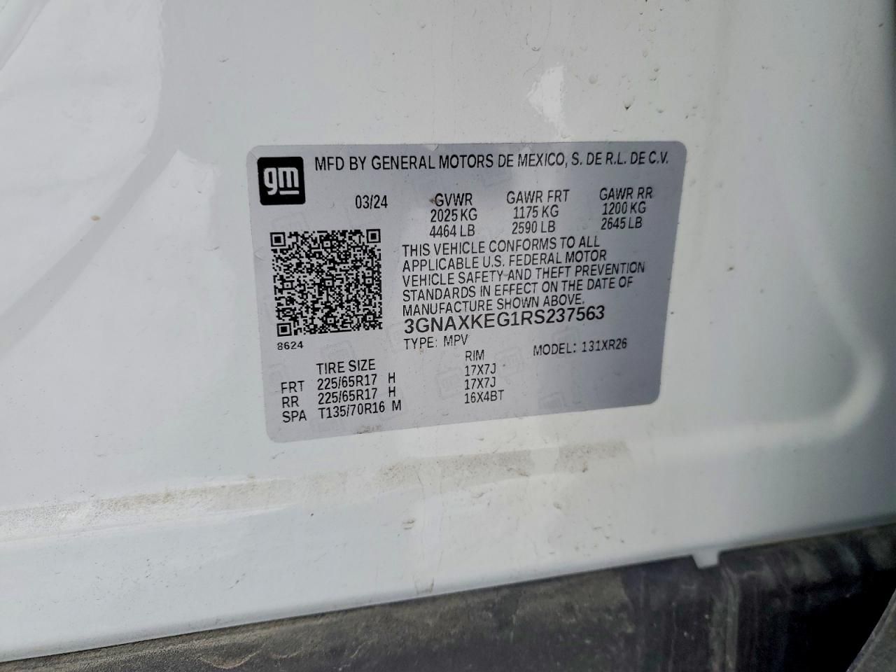 2024 Chevrolet Equinox lt