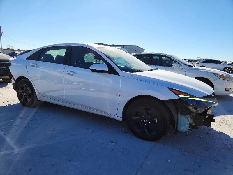 2021 Hyundai Elantra Blue