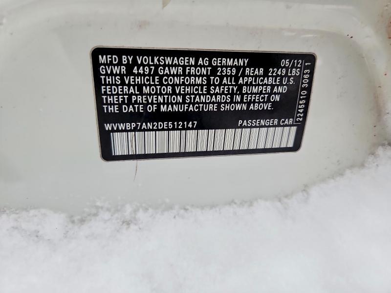 2013 Volkswagen Cc Sport