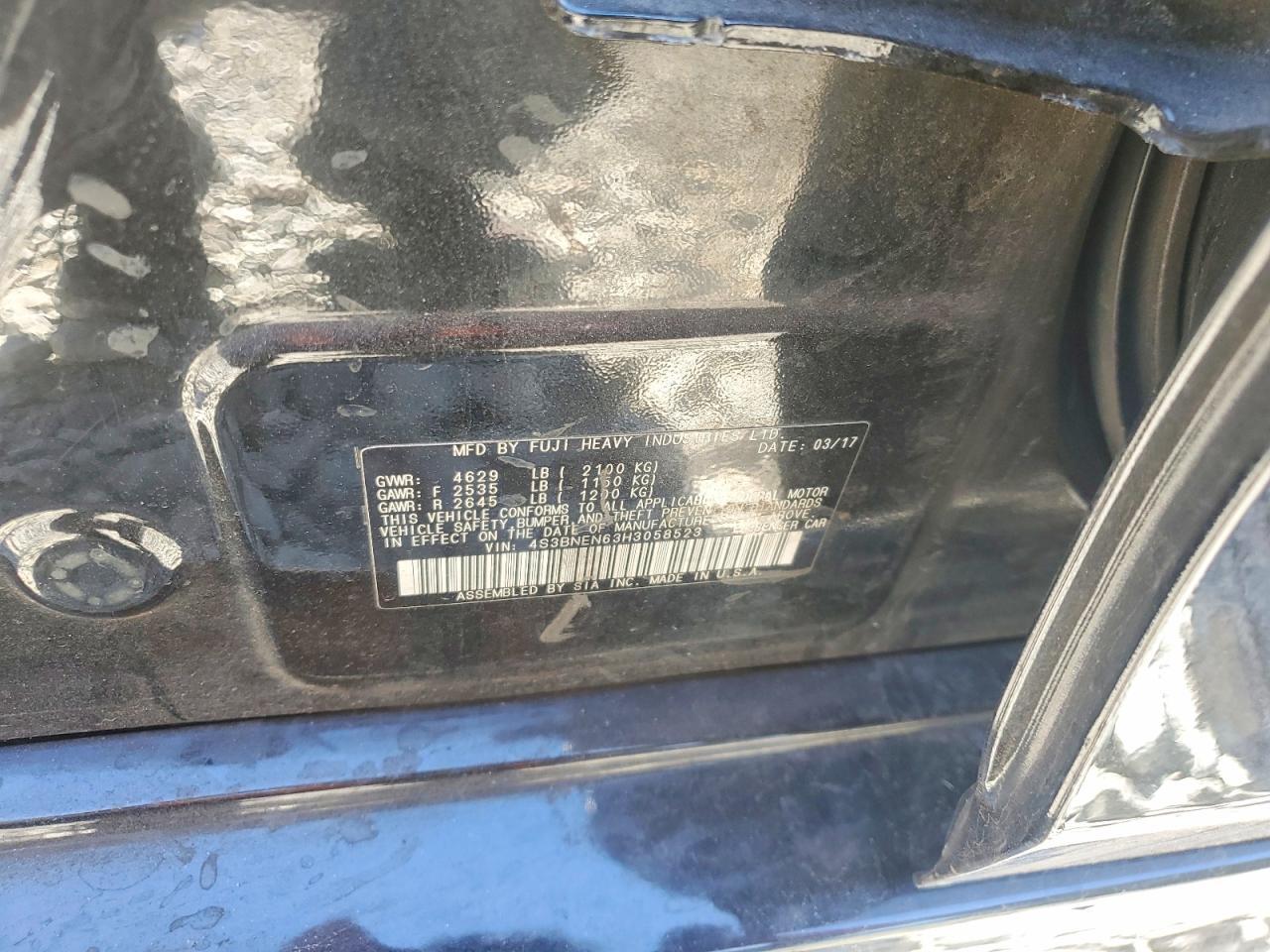 2017 Subaru Legacy 3.6r Limited