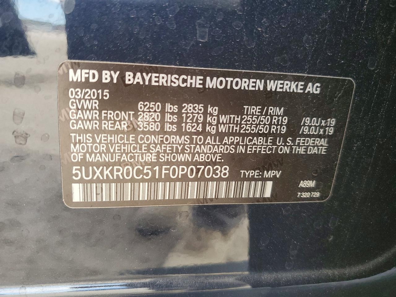 2015 BMW X5 Xdrive35i