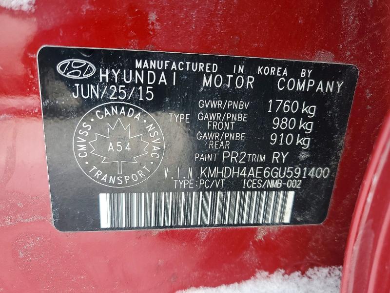 2016 Hyundai Elantra se
