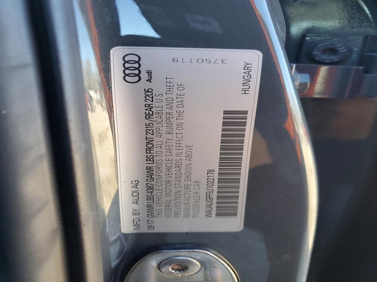 2018 Audi A3 Premium