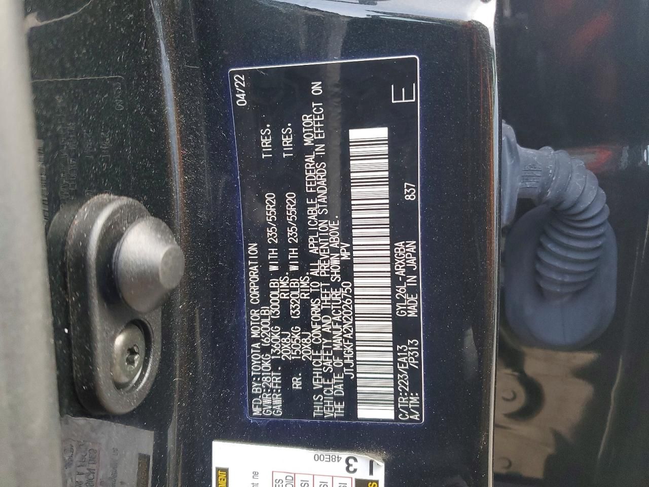 2022 Lexus Rx 450h l