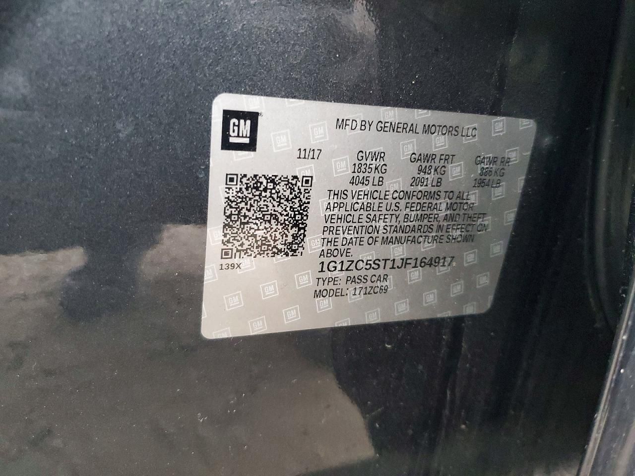 2018 Chevrolet Malibu ls