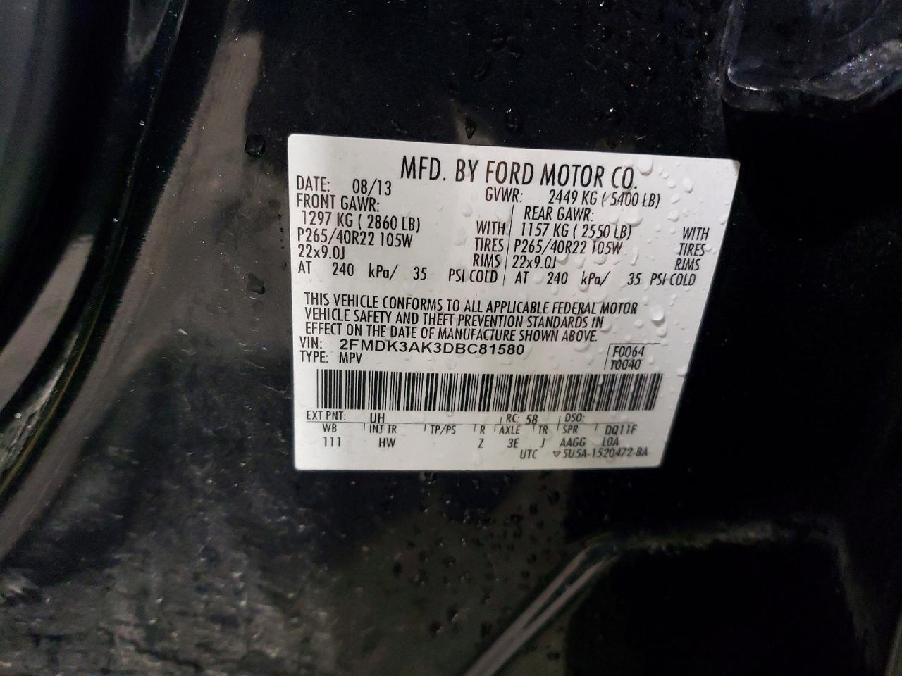 2013 Ford Edge Sport