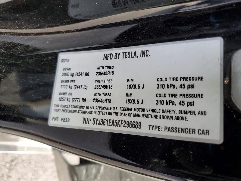 2019 Tesla Model 3