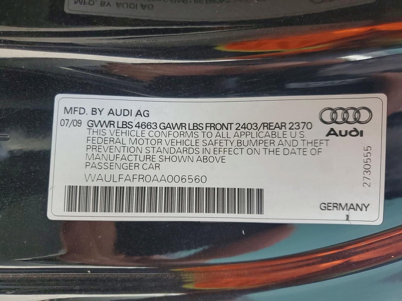 2010 Audi A5 Premium Plus