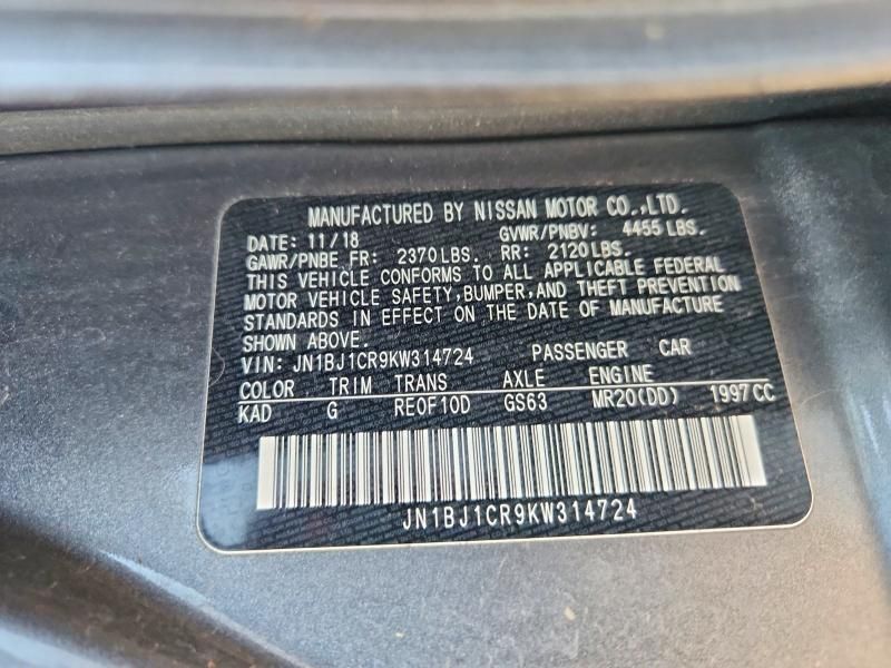 2019 Nissan Rogue Sport s