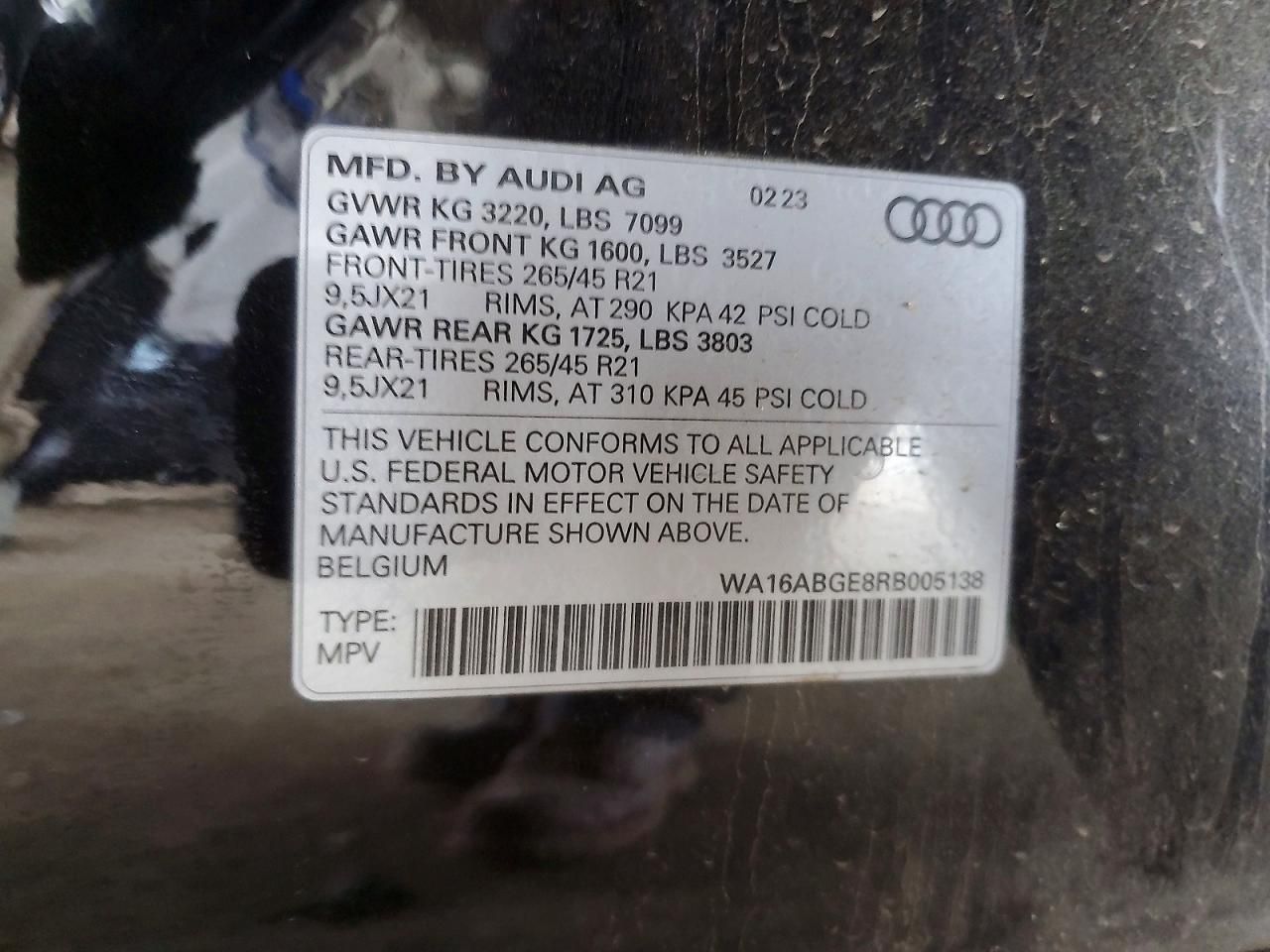 2024 Audi Q8 E-tron Prestige