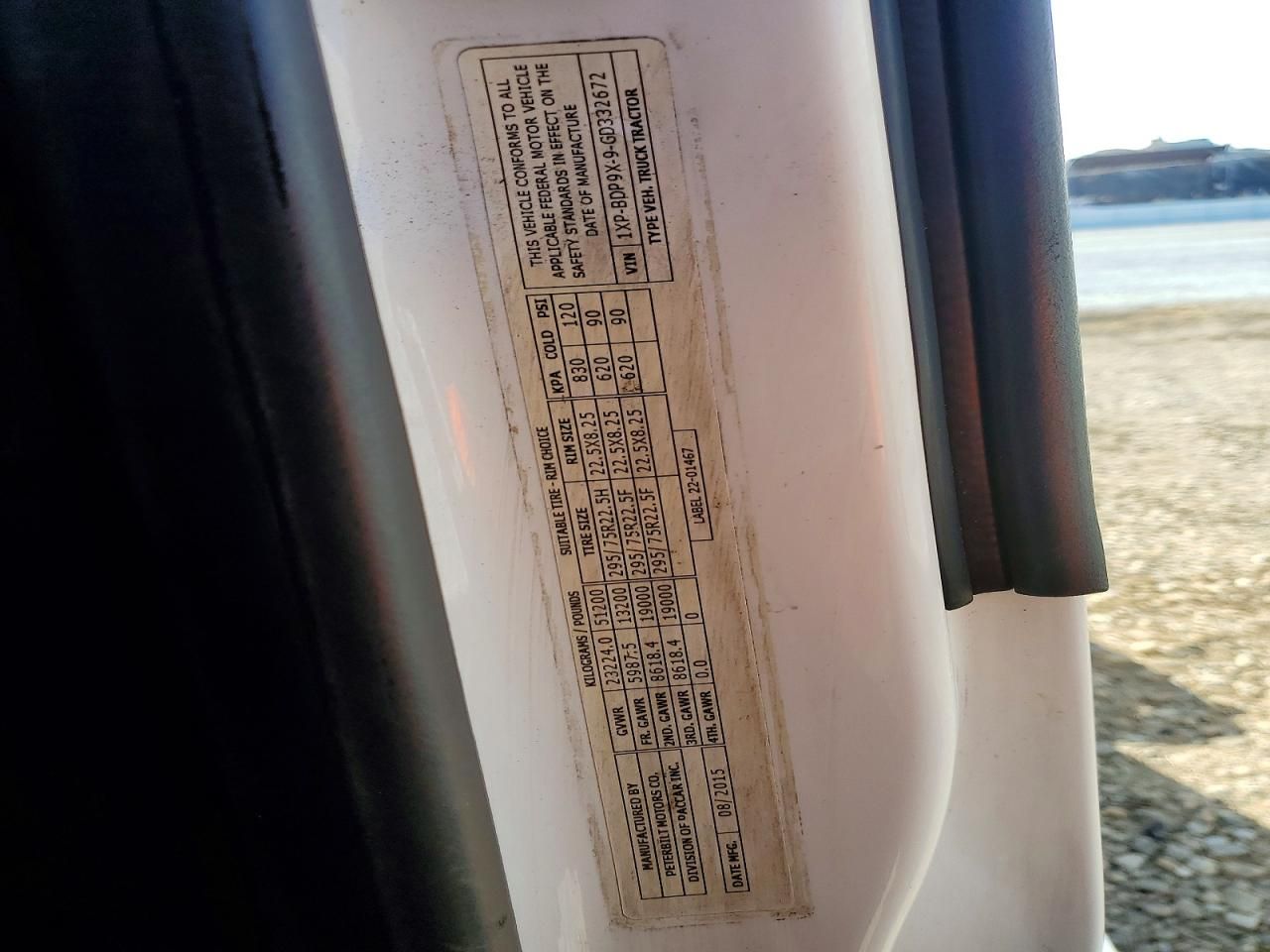 2016 Pntw 579-Semi Truck