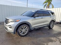 Ford salvage cars for sale: 2022 Ford Explorer xlt