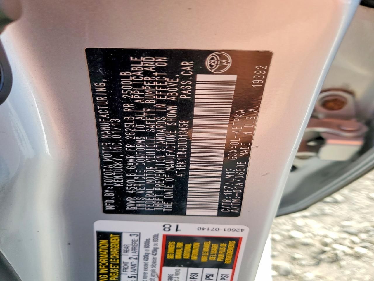 2013 Toyota Avalon Base