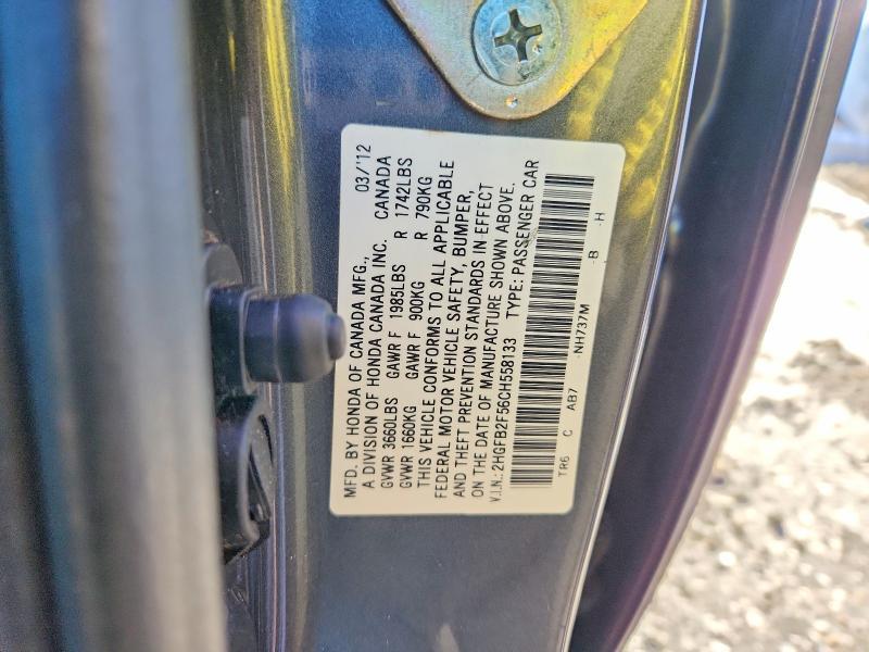 2012 Honda Civic lx