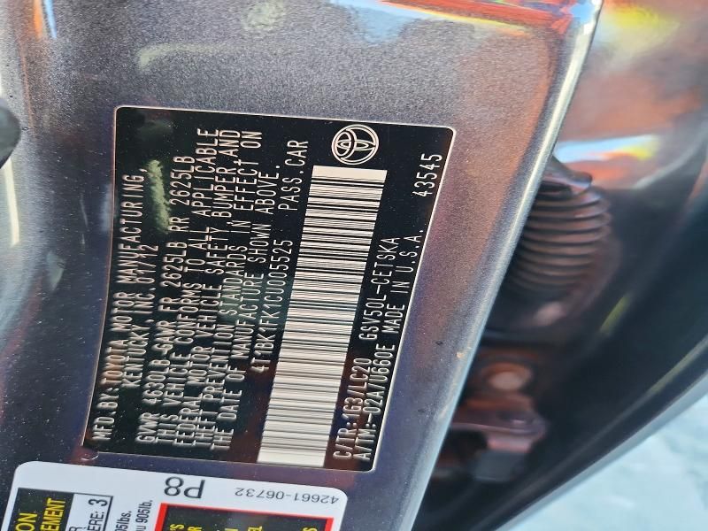 2012 Toyota Camry se