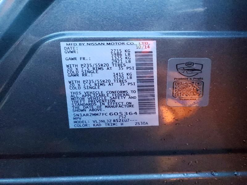 2015 Nissan Pathfinder s