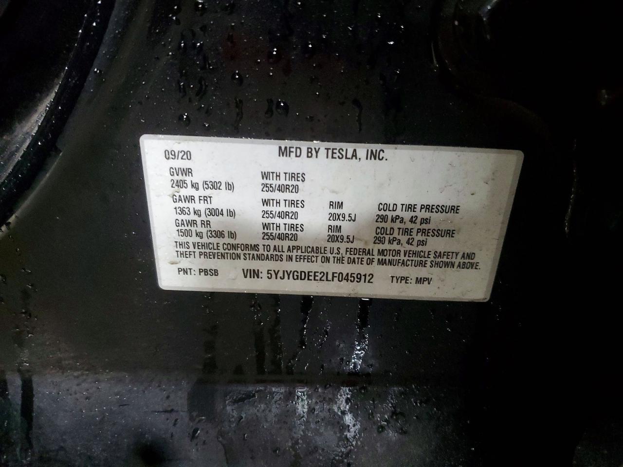 2020 Tesla Model y