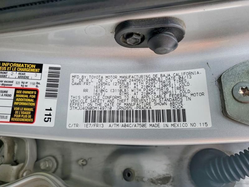 2013 Toyota Tacoma Double Cab Prerunner