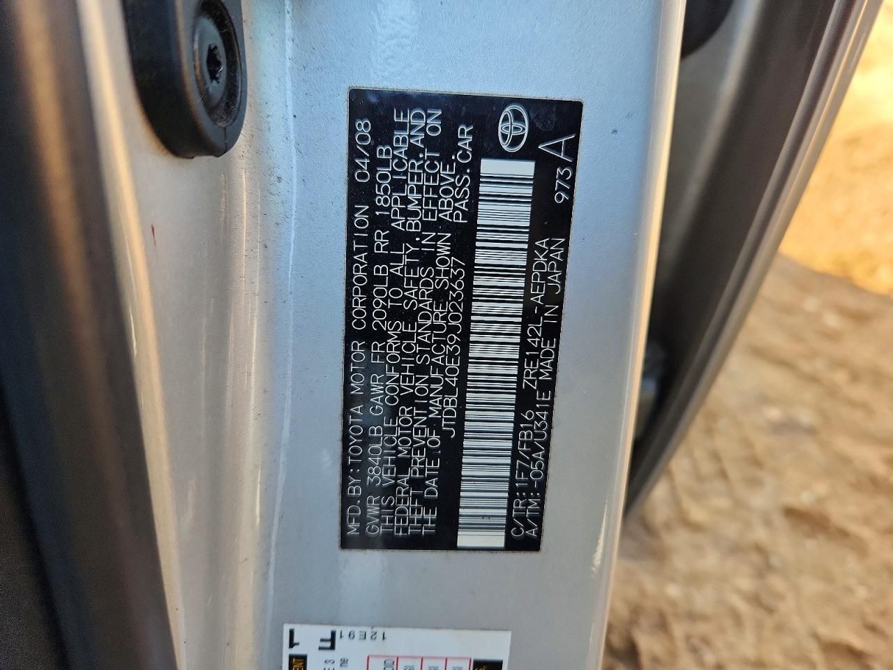 2009 Toyota Corolla Base