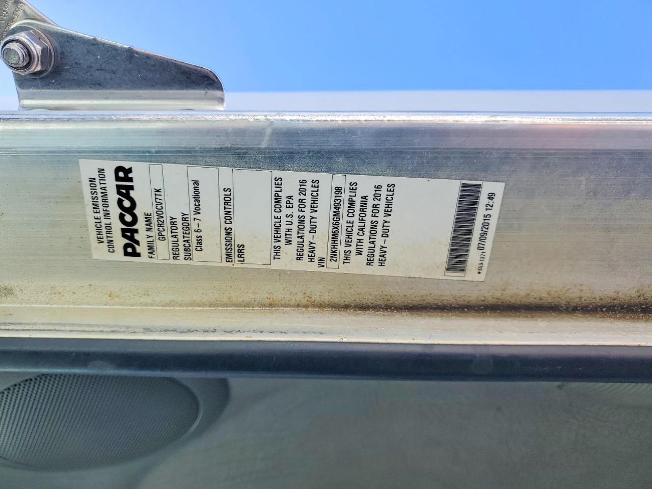 2016 Kenworth T300 BOX Truck