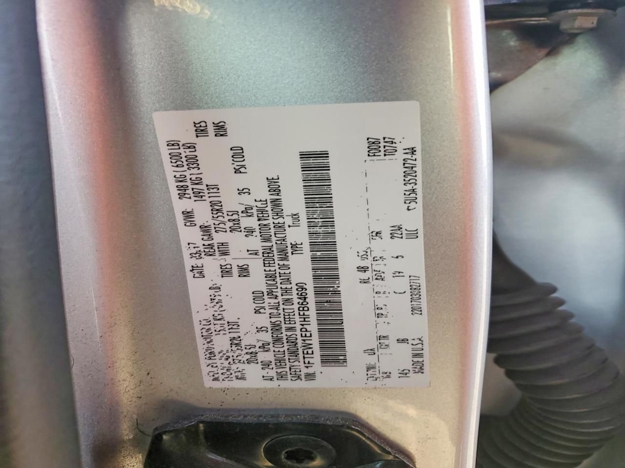 2017 Ford F150 Supercrew