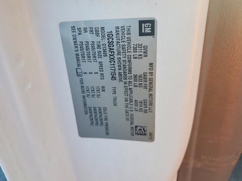 2012 Chevrolet Express G1500