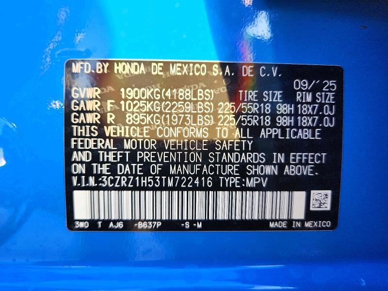 2026 Honda Hr-v Sport