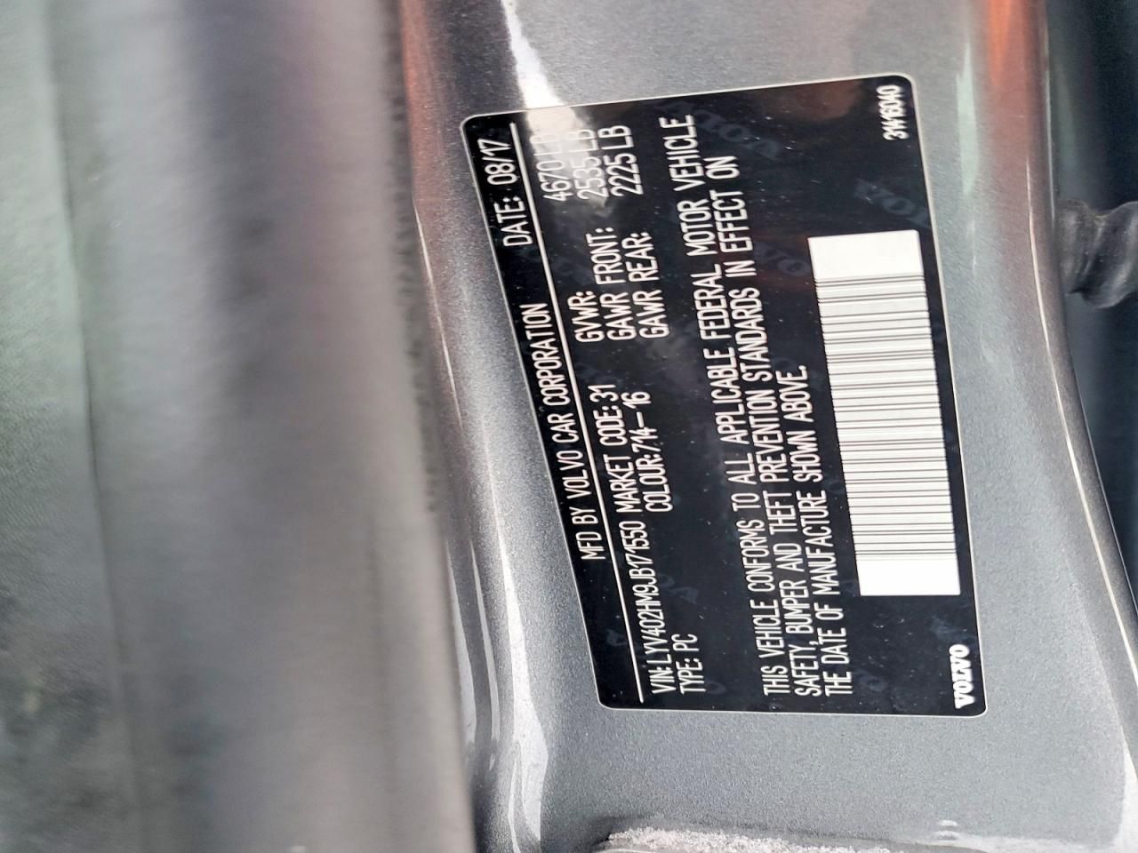 2018 Volvo S60 Platinum