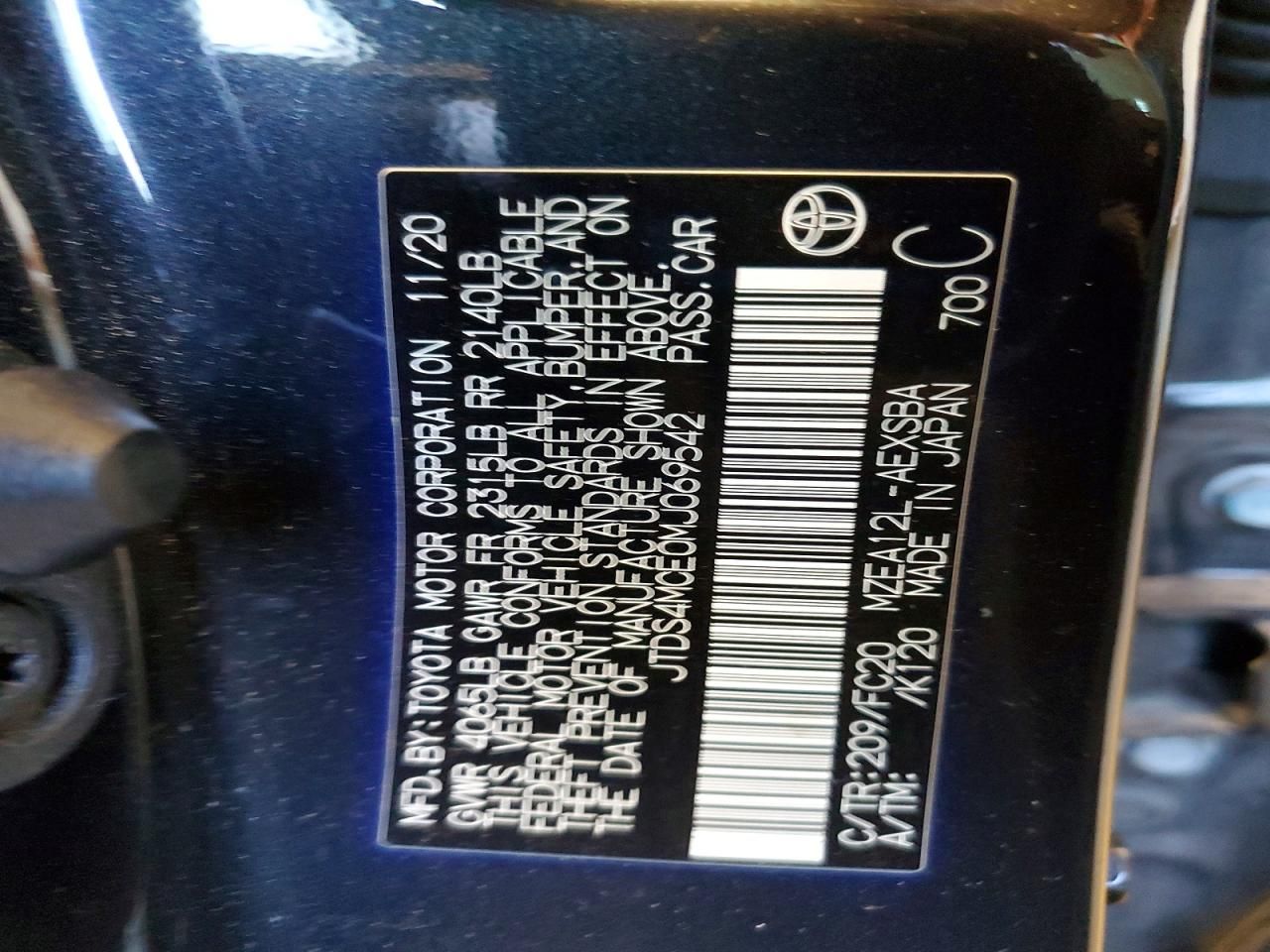 2021 Toyota Corolla se