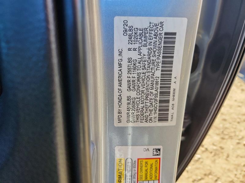 2020 Honda Accord Hybrid exl