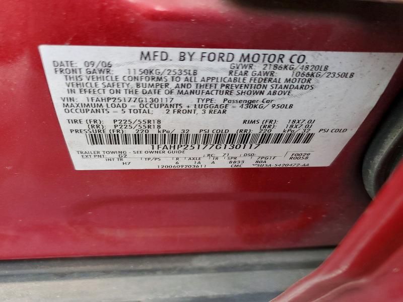 2007 Ford Five Hundred Limited