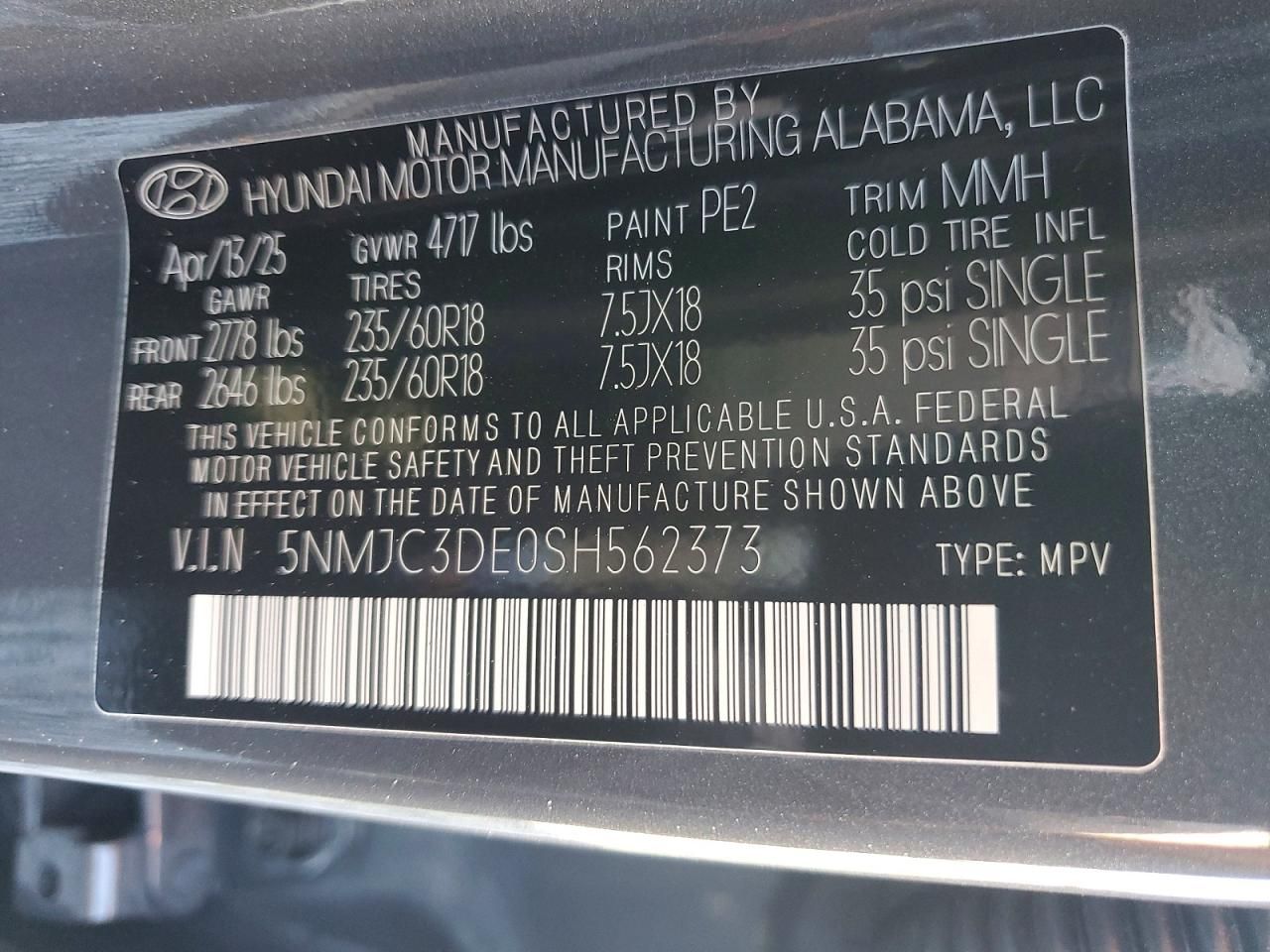 2025 Hyundai Tucson sel