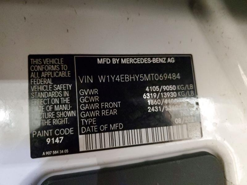 2021 Mercedes-Benz 2021 Mercedes Benz Sprinter 2500 Delivery Van