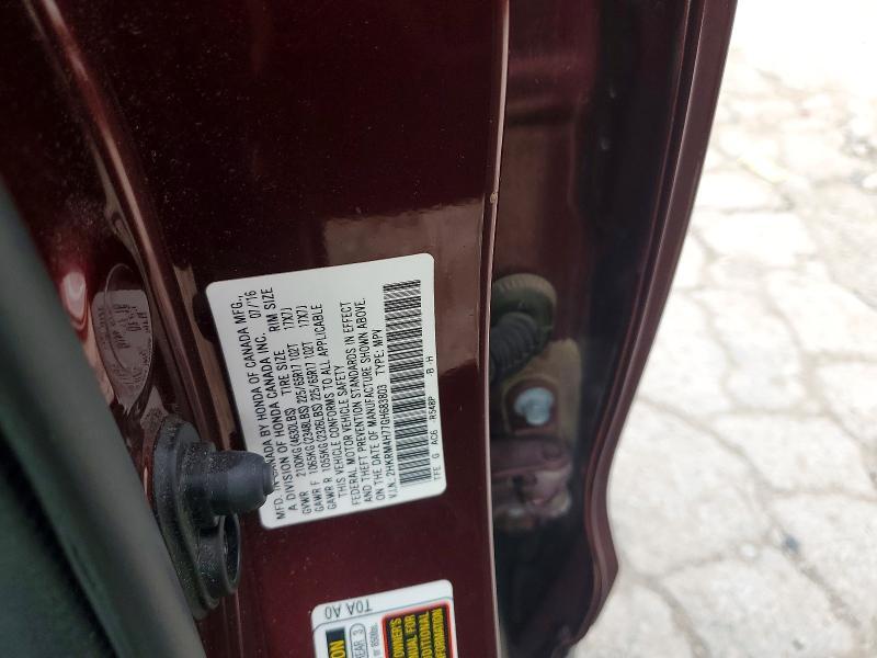 2016 Honda Cr-v exl