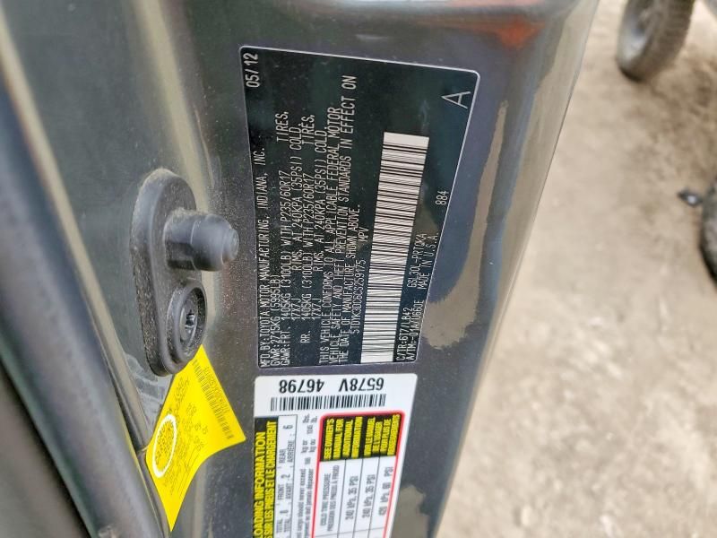 2012 Toyota Sienna xle