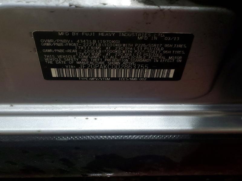 2013 Subaru Xv Crosstrek 2.0 Limited