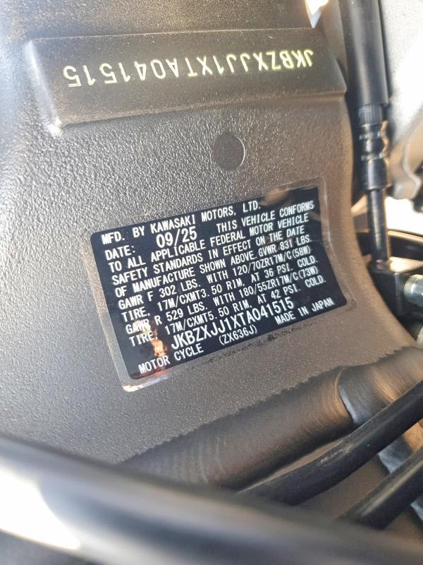 2026 Kawasaki Zx636 k