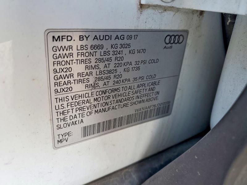 2018 Audi Q7 Prestige