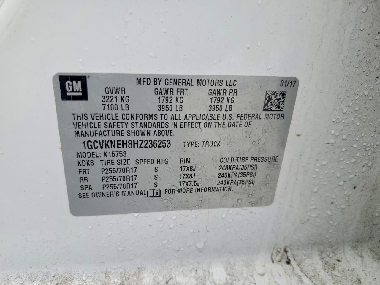 2017 Chevrolet Silverado K1500